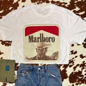 Marlboro Cowboy Crop Top